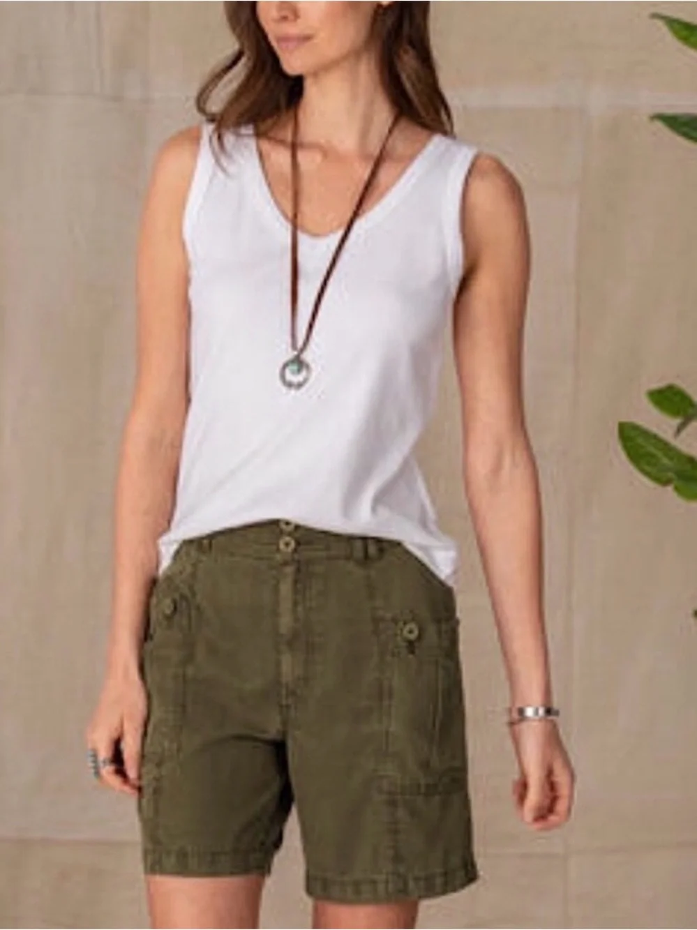 Sundance Garden Joy Tencel Bermuda Cargo Shorts 8 - Picture 1 of 7